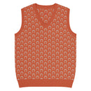 Comprar Chaleco de punto con cuello pico La Flamenca de Borgoña Bandera España