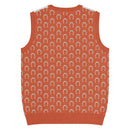 Comprar Chaleco de punto con cuello pico Naranja La Flamenca de Borgoña Bandera España