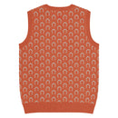 Comprar Chaleco de punto con cuello pico Naranja La Flamenca de Borgoña Bandera España