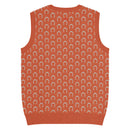 Comprar Chaleco de punto con cuello pico Naranja La Flamenca de Borgoña Bandera España