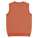 Comprar Chaleco de punto con cuello pico Naranja La Flamenca de Borgoña Bandera España