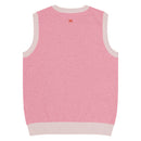 Comprar Chaleco de punto con cuello pico Rosa La Flamenca de Borgoña La Flamenca de Borgoña Bandera España