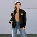 Comprar Chaqueta bomber Policía Nacional CNP La Flamenca de Borgoña, Bandera de España, Cruz de Borgoña, Patricia Muñoz, VOX, Santiago Abascal
