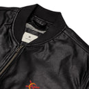 Comprar Chaqueta bomber piel vegana Cruz de Borgoña La Flamenca de Borgoña, Bandera de España, Cruz de Borgoña, Patricia Muñoz, VOX, Santiago Abascal