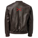 Comprar Chaqueta bomber piel vegana Cruz de Borgoña La Flamenca de Borgoña, Bandera de España, Cruz de Borgoña, Patricia Muñoz, VOX, Santiago Abascal