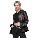 Comprar Chaqueta bomber piel vegana División Azul La Flamenca de Borgoña, Bandera de España, Cruz de Borgoña, Patricia Muñoz, VOX, Santiago Abascal