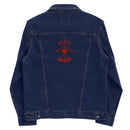Comprar Chaqueta denim unisex Falange La Flamenca de Borgoña, Bandera de España, Cruz de Borgoña, Patricia Muñoz, VOX, Santiago Abascal