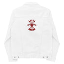 Comprar Chaqueta denim unisex Falange La Flamenca de Borgoña, Bandera de España, Cruz de Borgoña, Patricia Muñoz, VOX, Santiago Abascal