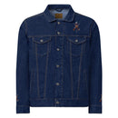 Comprar Chaqueta denim unisex Legión La Flamenca de Borgoña, Bandera de España, Cruz de Borgoña, Patricia Muñoz, VOX, Santiago Abascal