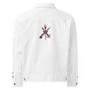 Comprar Chaqueta denim unisex Legión La Flamenca de Borgoña, Bandera de España, Cruz de Borgoña, Patricia Muñoz, VOX, Santiago Abascal
