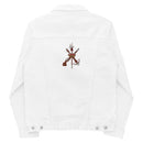 Comprar Chaqueta denim unisex Legión La Flamenca de Borgoña, Bandera de España, Cruz de Borgoña, Patricia Muñoz, VOX, Santiago Abascal