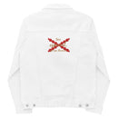 Comprar Chaqueta denim unisex Ser Español es un Honor La Flamenca de Borgoña, Bandera de España, Cruz de Borgoña, Patricia Muñoz, VOX, Santiago Abascal