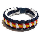 Comprar Copia de Pulsera paracord Bandera España Armada blanco azul La Flamenca de Borgoña, Bandera de España, Cruz de Borgoña, Patricia Muñoz, VOX, Santiago Abascal