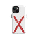 Comprar Funda dura para iPhone® MagSafe® Cruz de Borgoña La Flamenca de Borgoña Bandera España