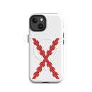 Comprar Funda dura para iPhone® MagSafe® Cruz de Borgoña La Flamenca de Borgoña Bandera España