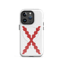 Comprar Funda dura para iPhone® MagSafe® Cruz de Borgoña La Flamenca de Borgoña Bandera España