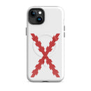 Comprar Funda dura para iPhone® MagSafe® Cruz de Borgoña La Flamenca de Borgoña Bandera España