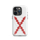 Comprar Funda dura para iPhone® MagSafe® Cruz de Borgoña La Flamenca de Borgoña Bandera España