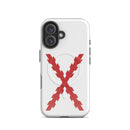 Comprar Funda dura para iPhone® MagSafe® Cruz de Borgoña La Flamenca de Borgoña Bandera España