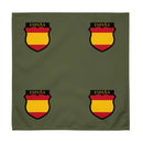 Comprar Juego de 4 servilletas de tela División Azul La Flamenca de Borgoña, Bandera de España, Cruz de Borgoña, Patricia Muñoz, VOX, Santiago Abascal