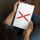 Comprar Libreta Cruz de Borgoña de notas con espiral La Flamenca de Borgoña, Bandera de España, Cruz de Borgoña, Patricia Muñoz, VOX, Santiago Abascal