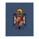 Comprar Manta Águila de San Juan - Una, Grande y Libre - azul La Flamenca de Borgoña Bandera España