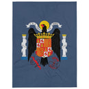 Comprar Manta Águila de San Juan - Una, Grande y Libre - azul La Flamenca de Borgoña Bandera España