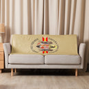 Comprar Manta sherpa Águila San Juan - camel La Flamenca de Borgoña Bandera España