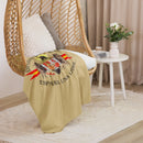 Comprar Manta sherpa Águila San Juan - camel La Flamenca de Borgoña Bandera España