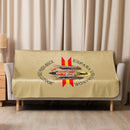 Comprar Manta sherpa Águila San Juan - camel La Flamenca de Borgoña Bandera España