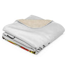 Comprar Manta sherpa Águila de San Juan - gris La Flamenca de Borgoña Bandera España