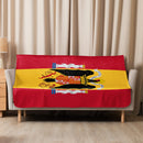 Comprar Manta sherpa Águila de San Juan y Bandera de España La Flamenca de Borgoña Bandera España