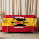 Comprar Manta sherpa Águila de San Juan y Bandera de España La Flamenca de Borgoña Bandera España