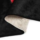 Comprar Manta sherpa Calavera La Flamenca de Borgoña, Bandera de España, Cruz de Borgoña, Patricia Muñoz, VOX, Santiago Abascal