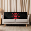 Comprar Manta sherpa Falange española La Flamenca de Borgoña, Bandera de España, Cruz de Borgoña, Patricia Muñoz, VOX, Santiago Abascal