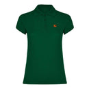 Comprar Polo Bandera España Mujer Verde bordado logo La Flamenca de Borgoña, Bandera de España, Cruz de Borgoña, Patricia Muñoz, VOX, Santiago Abascal