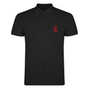 Comprar Polo Falange negro hombre La Flamenca de Borgoña, Bandera de España, Cruz de Borgoña, Patricia Muñoz, VOX, Santiago Abascal