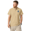 Comprar Polo Policía Nacional de piqué premium La Flamenca de Borgoña, Bandera de España, Cruz de Borgoña, Patricia Muñoz, VOX