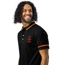 Comprar Polo ajustado para hombre Falange Española La Flamenca de Borgoña, Bandera de España, Cruz de Borgoña, Patricia Muñoz, VOX