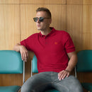 Comprar Polo para hombre premium - 5XL Oferta La Flamenca de Borgoña Bandera España
