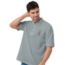 Comprar Polo para hombre premium Infantería de Marina La Flamenca de Borgoña, Bandera de España, Cruz de Borgoña, Patricia Muñoz, VOX