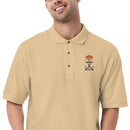 Comprar Polo para hombre premium Infantería de Marina La Flamenca de Borgoña, Bandera de España, Cruz de Borgoña, Patricia Muñoz, VOX