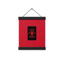 Comprar Póster con colgador Falange Española La Flamenca de Borgoña, Bandera de España, Cruz de Borgoña, Patricia Muñoz, VOX, Santiago Abascal