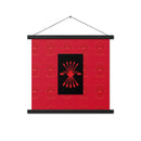 Comprar Póster con colgador Falange Española La Flamenca de Borgoña, Bandera de España, Cruz de Borgoña, Patricia Muñoz, VOX, Santiago Abascal