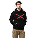 Comprar Sudadera Cruz de Borgoña oversize unisex La Flamenca de Borgoña, Bandera de España, Cruz de Borgoña, Patricia Muñoz, VOX, Santiago Abascal