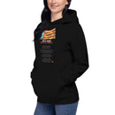 Comprar Sudadera con capucha unisex Valencia - Donación afectados DANA La Flamenca de Borgoña, Bandera de España, Cruz de Borgoña, Patricia Muñoz, VOX