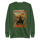 Comprar Sudadera gruesa unisex La Flamenca de Borgoña, Bandera de España, Cruz de Borgoña, Patricia Muñoz, VOX
