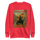 Comprar Sudadera gruesa unisex La Flamenca de Borgoña, Bandera de España, Cruz de Borgoña, Patricia Muñoz, VOX