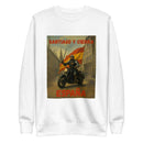 Comprar Sudadera gruesa unisex La Flamenca de Borgoña, Bandera de España, Cruz de Borgoña, Patricia Muñoz, VOX