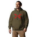 Comprar Sudadera unisex Tu Regere Imperio Fluctus Hispane Memento con capucha La Flamenca de Borgoña, Bandera de España, Cruz de Borgoña, Patricia Muñoz, VOX, Santiago Abascal